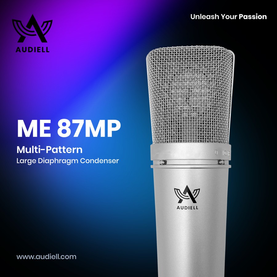 AUDIELL ME87MP ME 87MP Multi Pattern Large Diaphragm Condenser