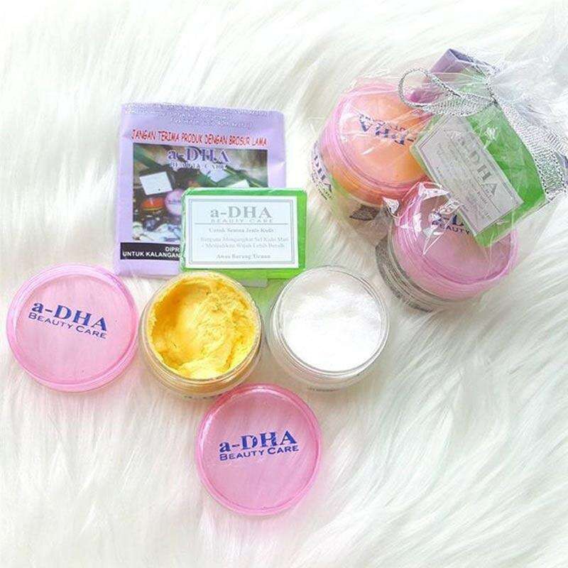 ADHA BEAUTY CARE / PAKET CREAM ADHA PINK / CREAM A-DHA ORIGINAL MDS (40 TH KEBAWAH)