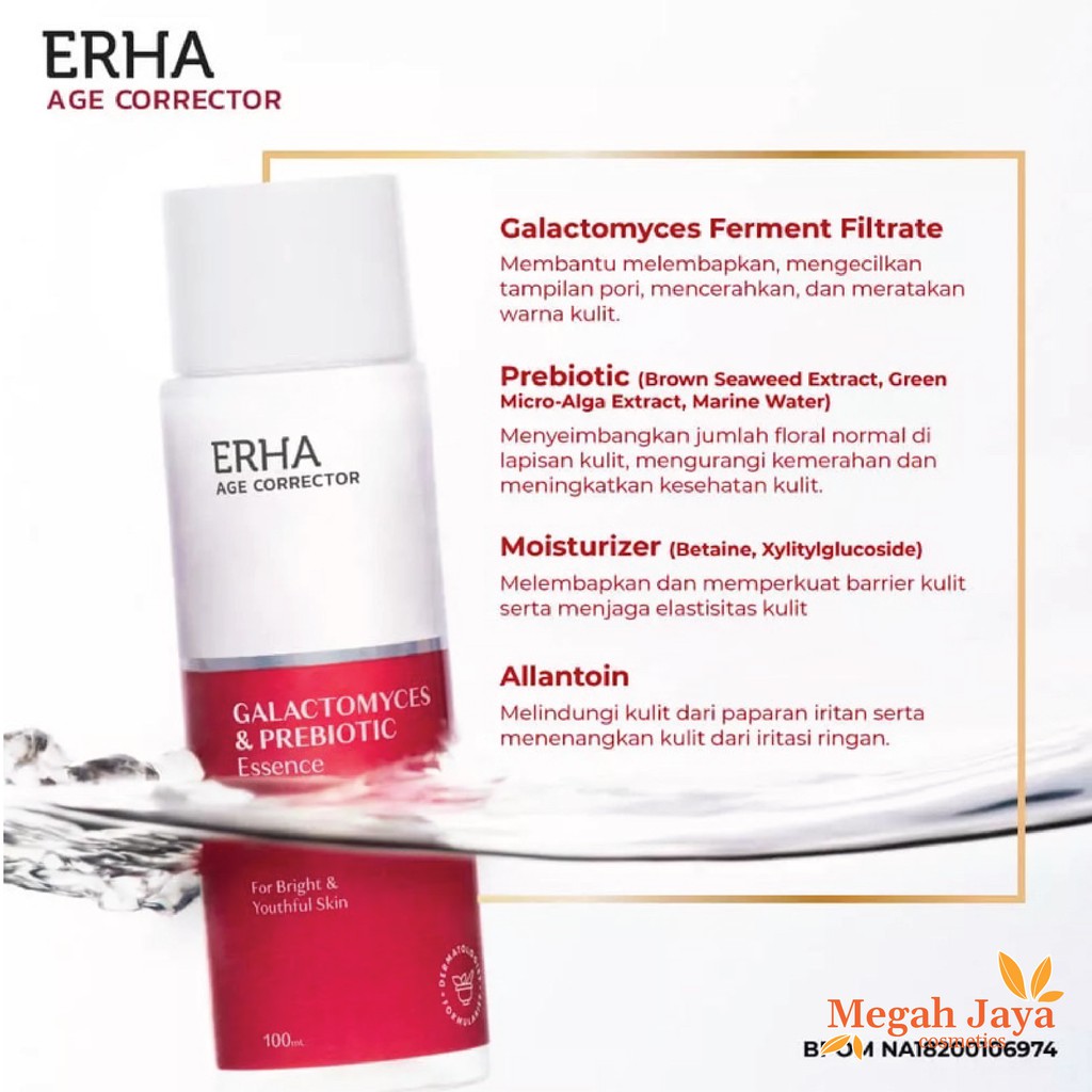 ERHA AGE CORRECTOR GALACTOMYCES &amp; PREBIOTIC ESSENCE 100 ML @MJ