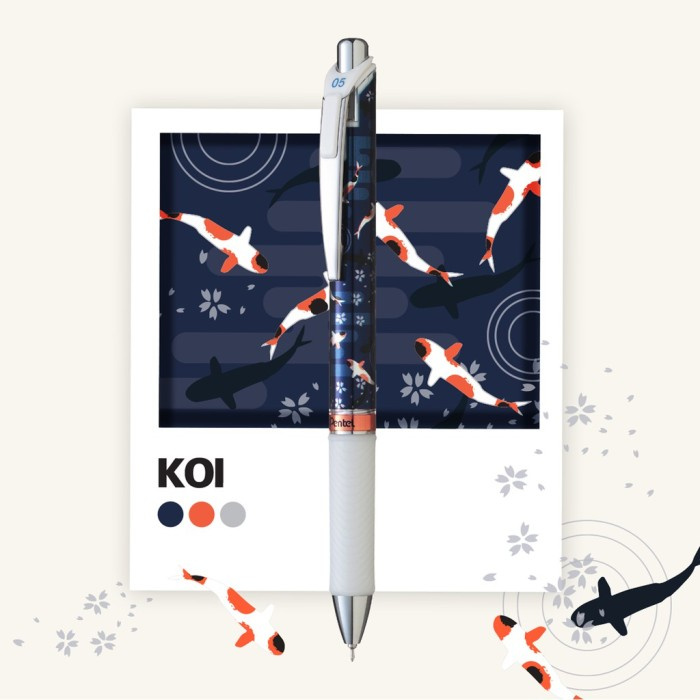 

PROMO Pulpen Gel Energel Kawaii Pentel - KOI