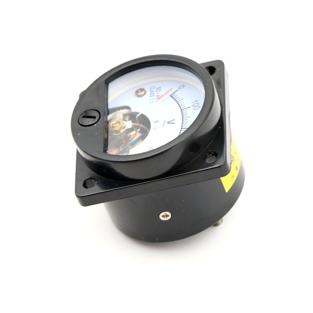 Rebuy Voltmeter Pointer Type 0-300V Current Voltmeter Pengukur Tegangan Meter Dial Analog AC Voltage AC 0-300 V Volt Tester