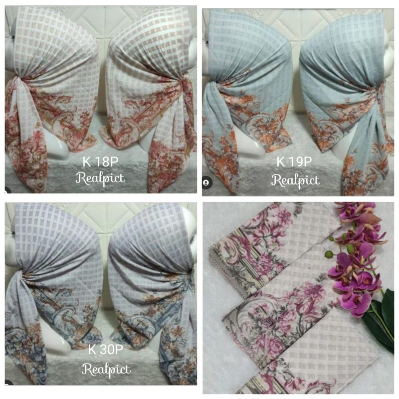 kerudung voal motif koran segi empat kerudung segi empat denay motif scraf laser cut grosir termurah