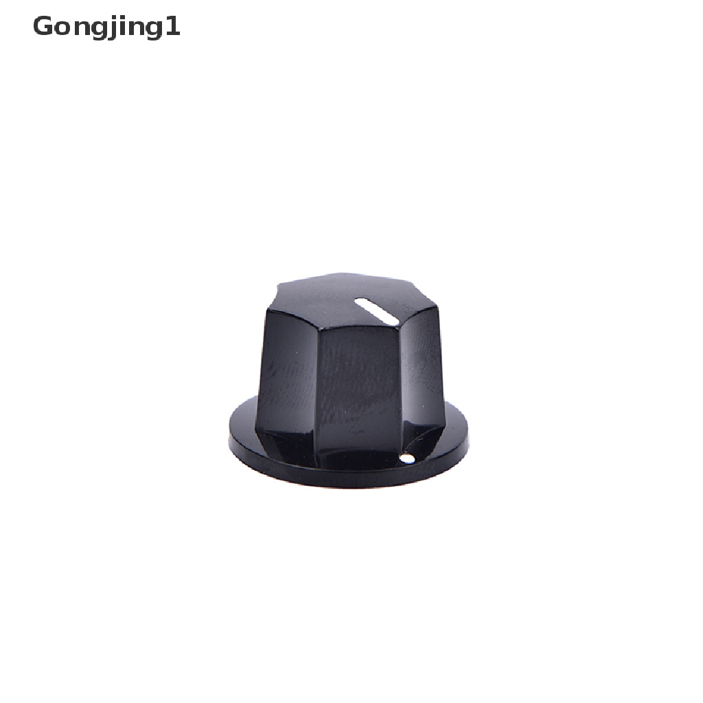 Gongjing1 3Pcs Knob Kontrol volume Nada Bahan Plastik Warna Hitam Gaya vintage Untuk Gitar bass jazz