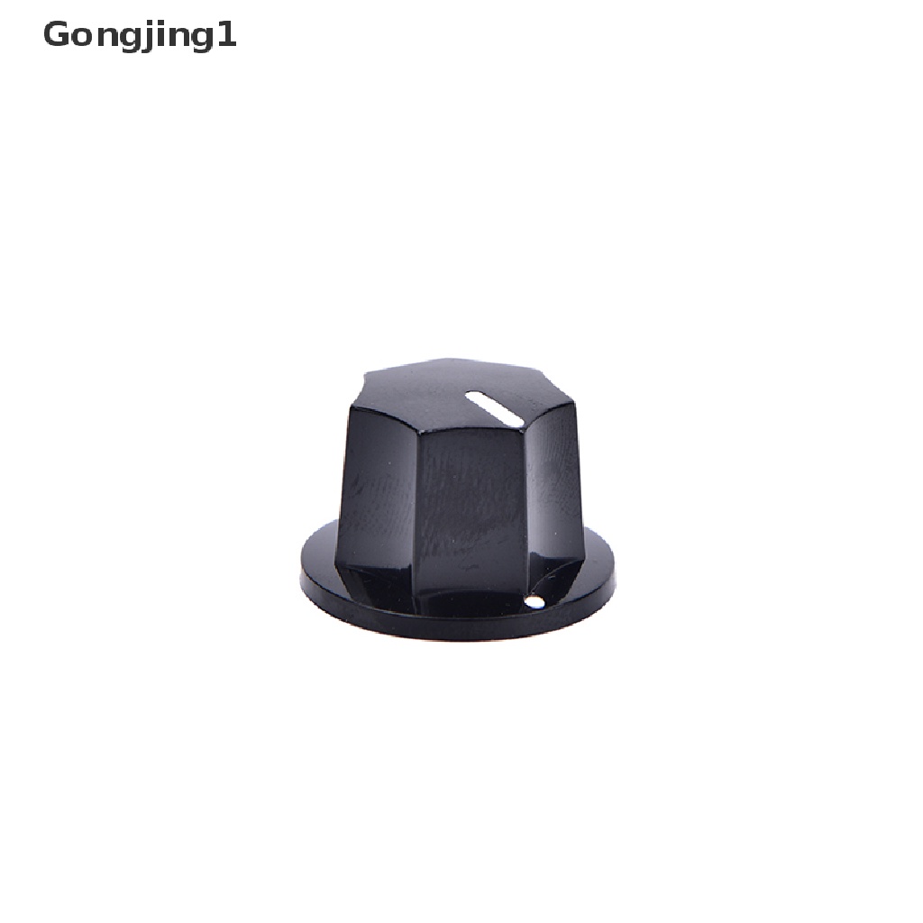 Gongjing1 3Pcs Knob Kontrol volume Nada Bahan Plastik Warna Hitam Gaya vintage Untuk Gitar bass jazz