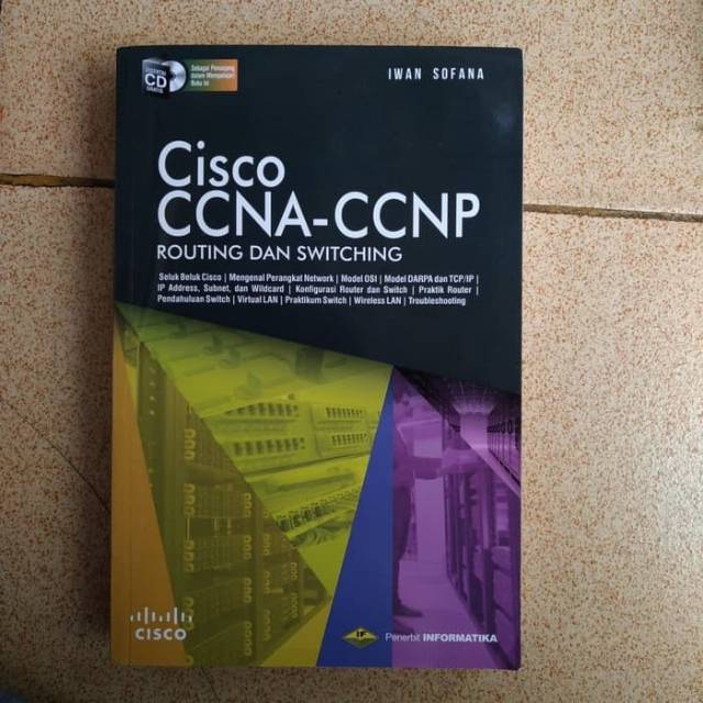 Buku NON CD Cisco CCNA CCNP - Iwan Sofana