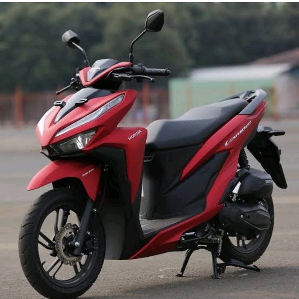 sayap cover front L vario 125 150 esp new kiri K59J 2018 merah doff