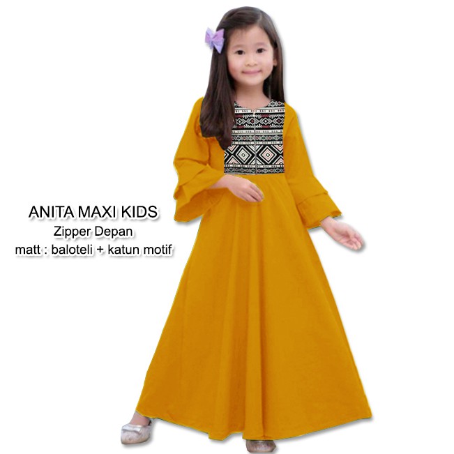 LS 65267-68161 ANITA MAXI KIDS Busana Fashion Baju Muslim Anak Model Terbaru,Termurah dan Terlaris