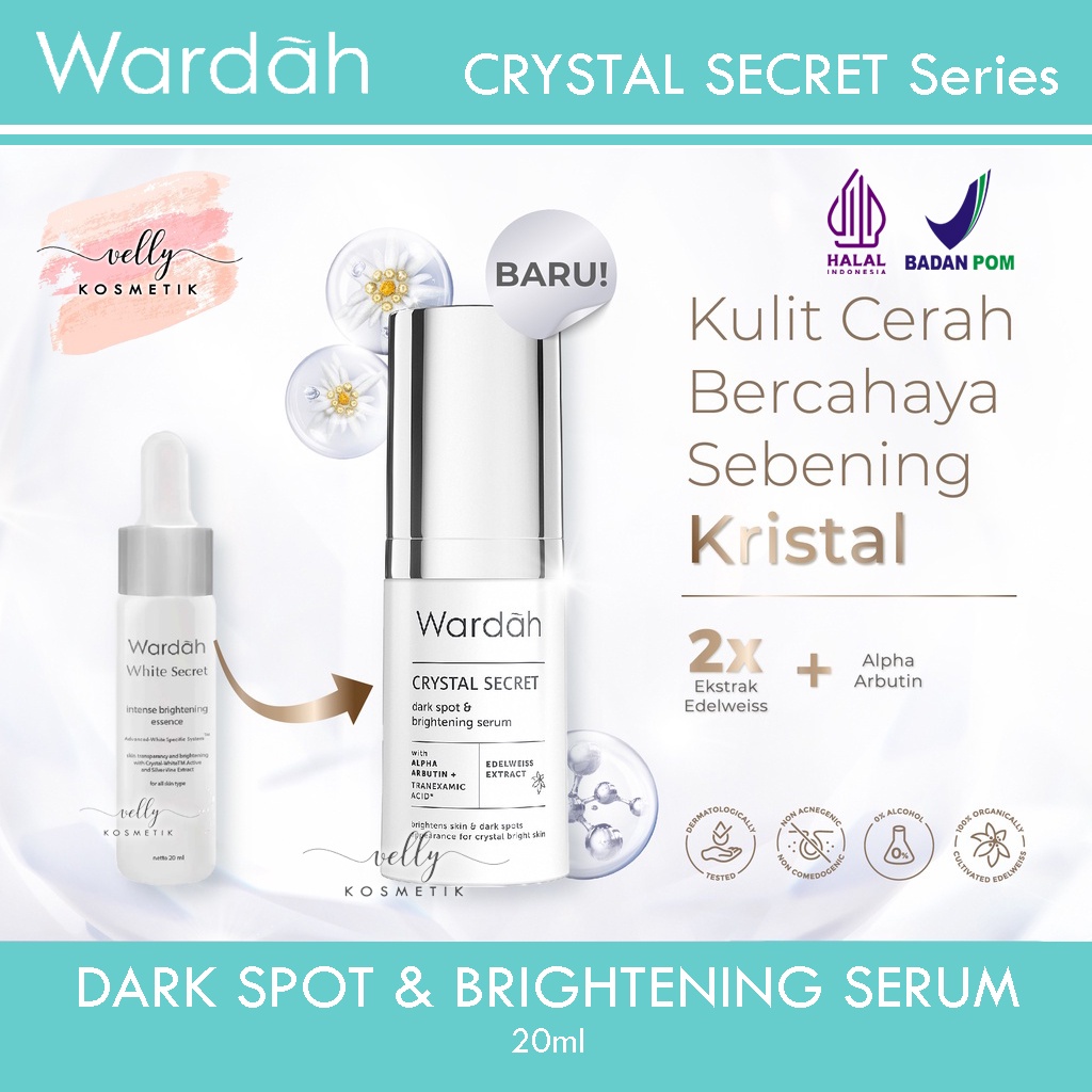 Wardah Crystal Secret Dark Spot &amp; Brightening Serum 20 ml