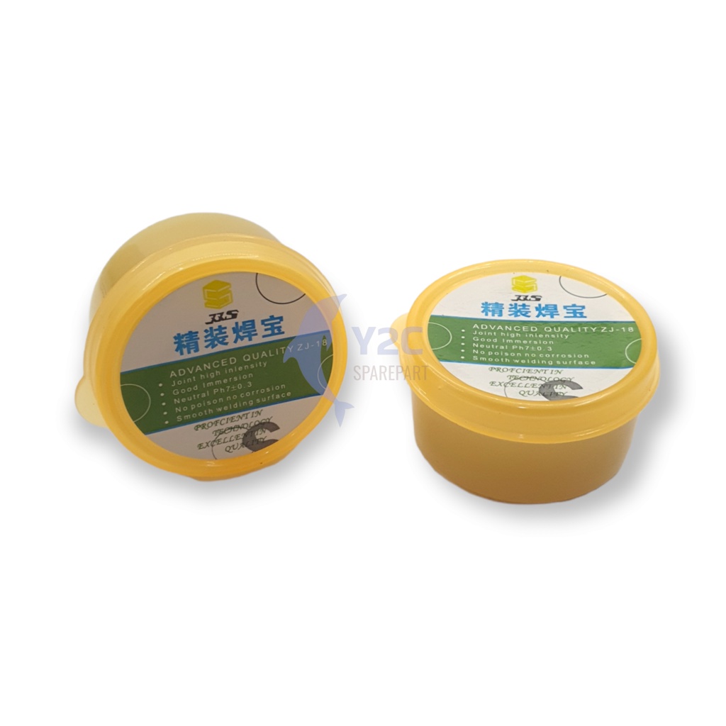 FLUX SOLDER PASTA SUNSHINE ZJ-18 100 GRAM WADAH KUNING / ALAT SERVIS SERVICE HP