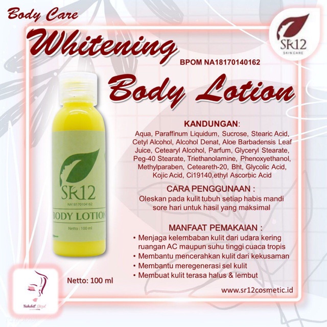 Whitening body lotion / body lotion pemutih / body lotion mAlam