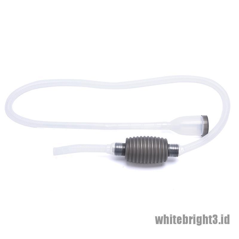 ❤White3 Warna Putih❤ Pompa Vacuum Cleaner Siphon Ukuran 1.5m Untuk Membersihkan Akuarium Ikan