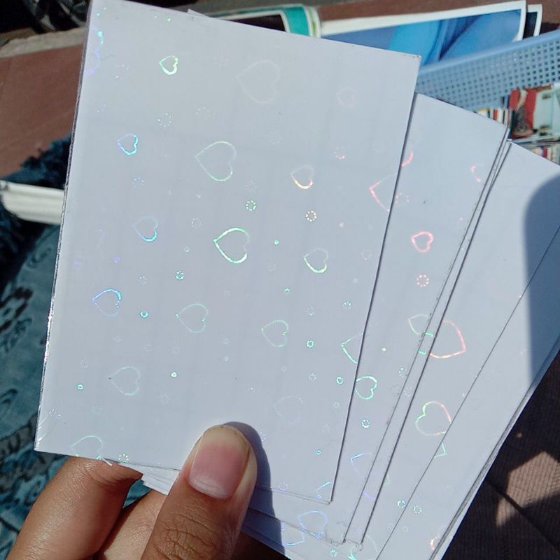 laminasi hologram photocard