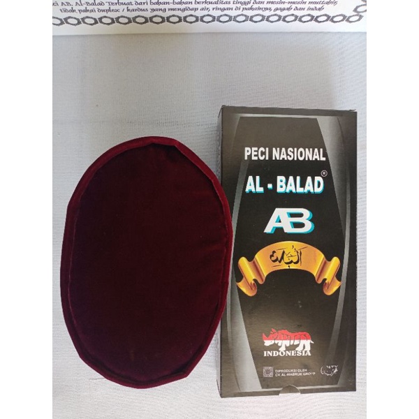 PECI HITAM/ MERAH AL-BALAD, TINGGI 8, 9, 10 CM