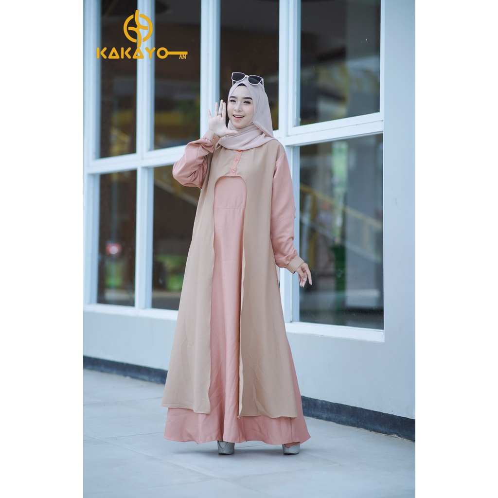 Gamis dewasa/Baju gamis/Gamis muslimah/Gamis Lebaran/Gamis dari Kakayo