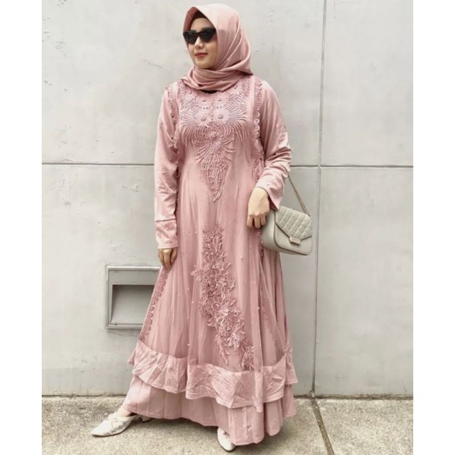 Gamis Mandalika  Aurellya Original Butik