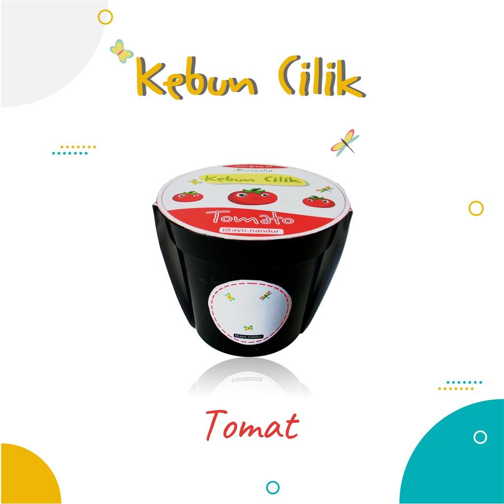 BIBIT TANAMAN BUAH TOMAT BENIH BERKEBUN SAYUR SAYURAN (20 benih) Ayo Nandur Kebun Cilik