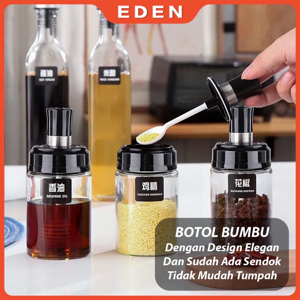 Botol Bumbu Dapur Serbaguna / Wadah Penyimpanan Gula Garam Dapur