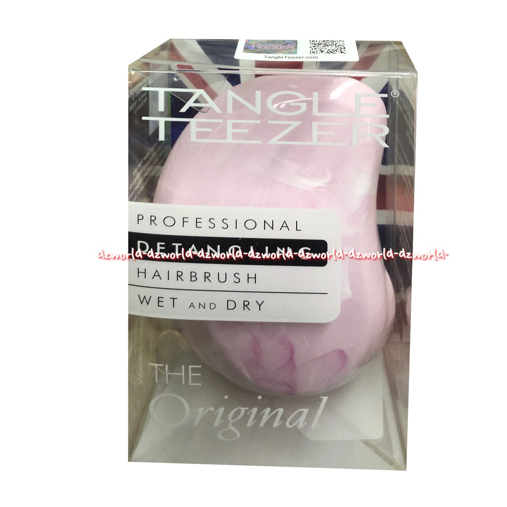 Tangle Teezer Proffesional Detangling Hairrush Wet And Dry Sisir Lipat Praktis