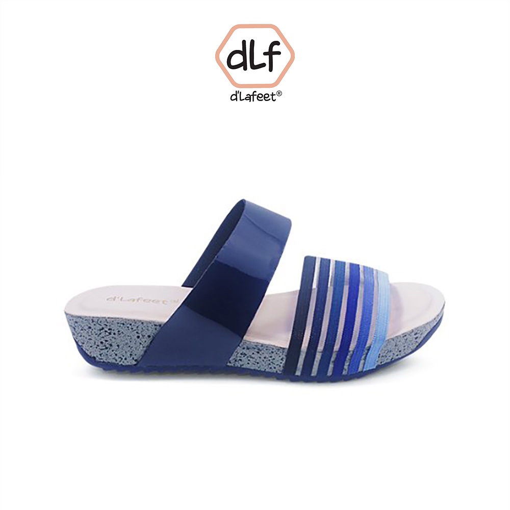 d'Lafeet Sandal Wanita - Freya Navy / Ramayana Jatinegara