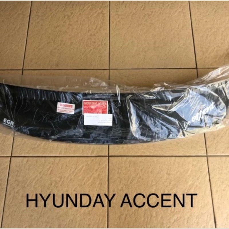 Backvisor spoiler kaca belakang hyundai accent gen 1
