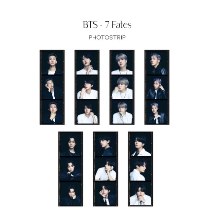 [7pcs] Photostrip BTS 7 Fates