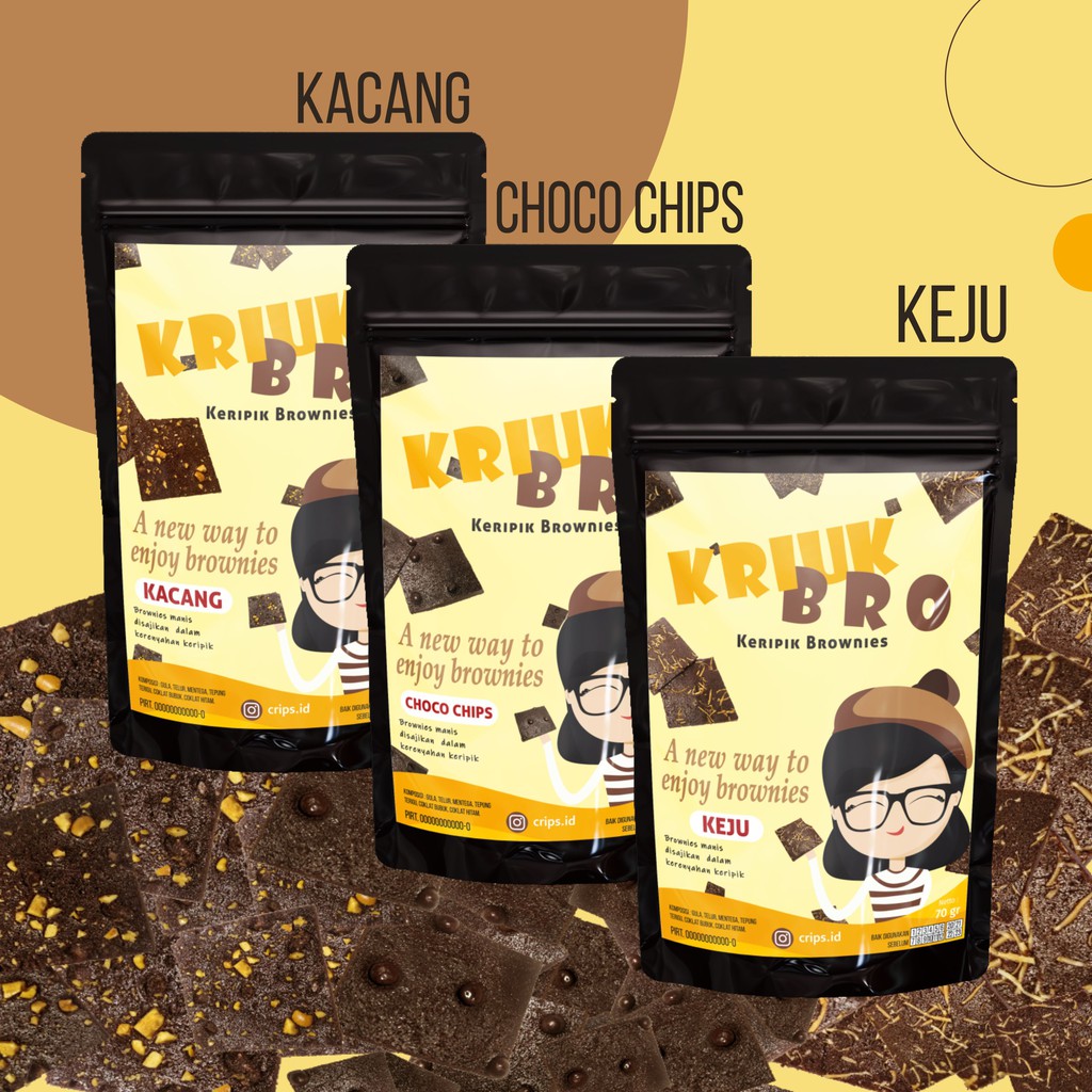 

[GROSIR] RESELLER KERIPIK BROWNIES - terlaris - KriukBro