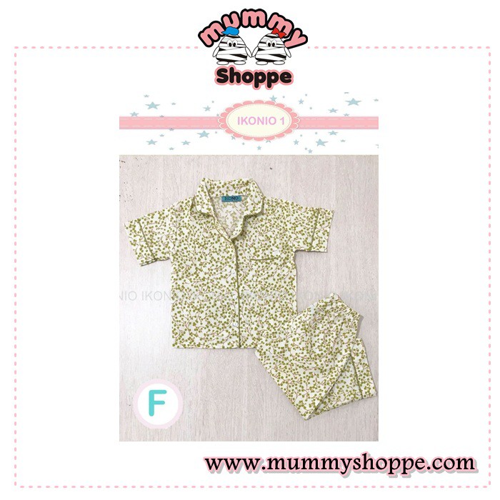 baju tidur anak IKO pj kode F pajamas / piyama fashion anak laki laki dan perempuan