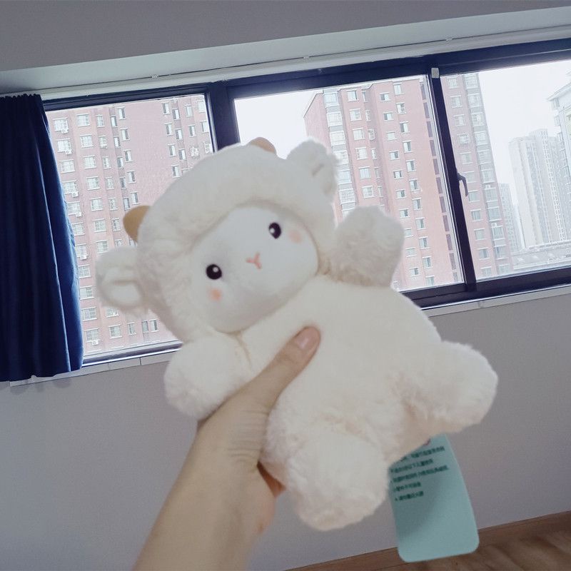 23cm New Kawaii Sheep Elephant Bear Plush Toy Cute Soft Model Stuffed Doll Pendant Toy Kids Christmas Birthday Christmas Gift