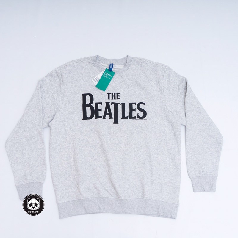 Sweater H&m hnm Crewneck The Beatles Original