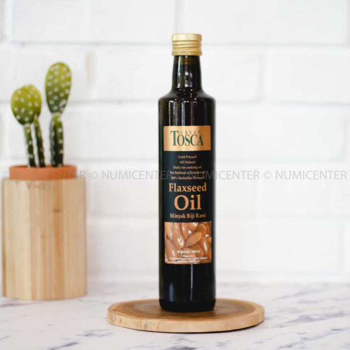

Flaxseed Oil Cold Pressed Flax Oil Minyak Biji Rami GREEN TOSCA
