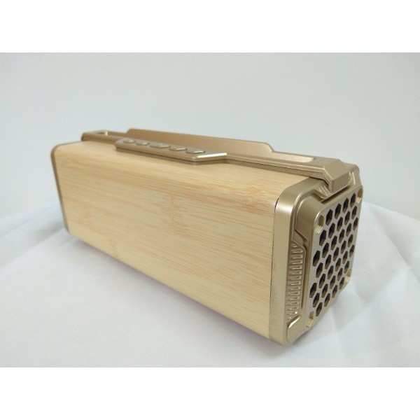 Portable Kayu Bluetooth Speaker Wireless Stereo Pengeras Suara Dual Speaker Wireless Bluetooth