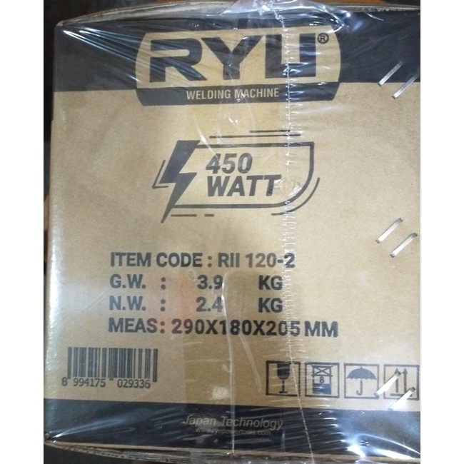Trafo Las RYU 450 WATT RII 120-2 Mesin Las IGBT 120A