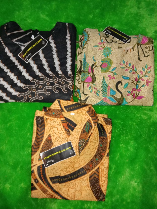 Atasan Batik Jumbo - Batik Couple - Batik Seragam Kerja - Batik Jumbo Wanita - Batik Jumbo Pria -set