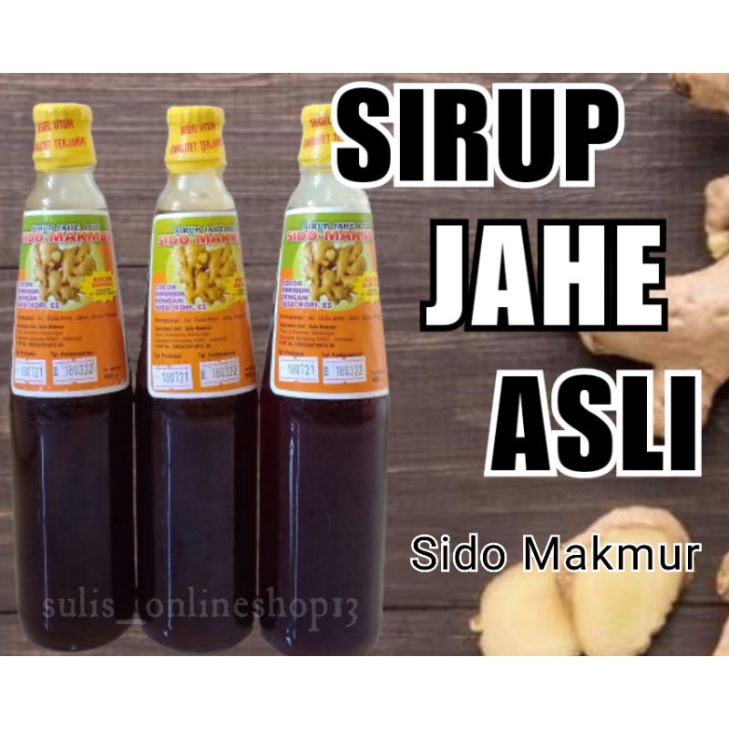 SIRUP JAHE ASLI SIDO MAKMUR