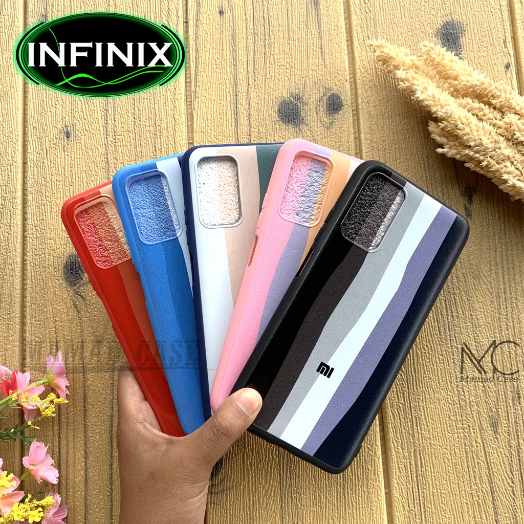 Case Silicone Rainbow Infinix Hot 9 Play Hot 10 Play Smart 5 Hot 10S Hot 10