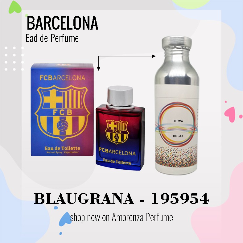 Bibit Parfum Murni BARCELONA - BLAUGRANA Nica Fragrance 250ml Segel Pabrik