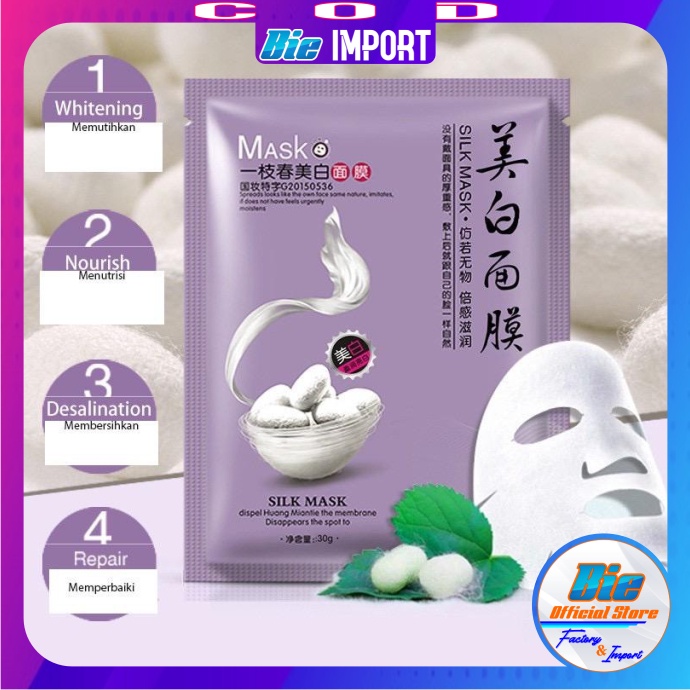 Masker Wajah Sutra One Spring Silk Mask Original