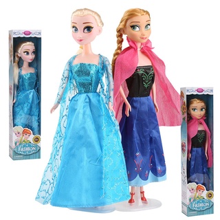 Set Mainan Boneka Princess Elsa Anna Frozen Ukuran 31cm Untuk Hadiah Ulang Tahun Anak Perempuan