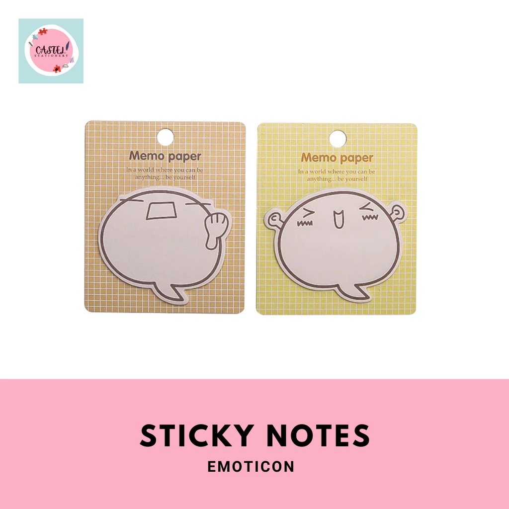 Stiky Notes Lucu Sticky Note Emoticon-3