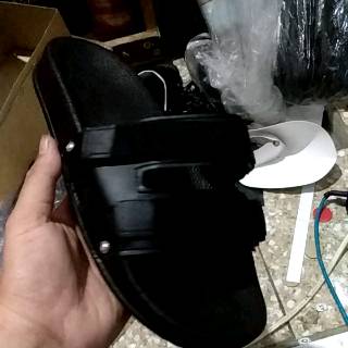  Ukuran  39 46  Sandal  Pria  Korea Fashion Ulzzang Sandalhitam 