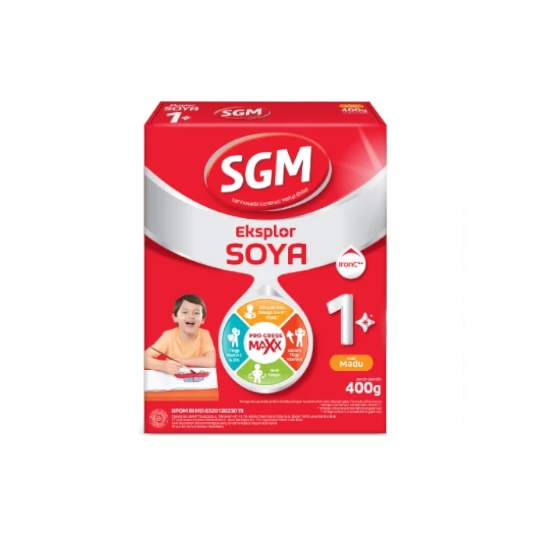 SGM Soya 1+ 400gr Madu/Vanilla