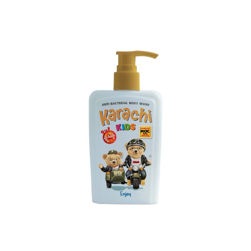 Karachi Kids Anti Bacterial Body Wash 250ml Enjoy Sabun Mandi Anak
