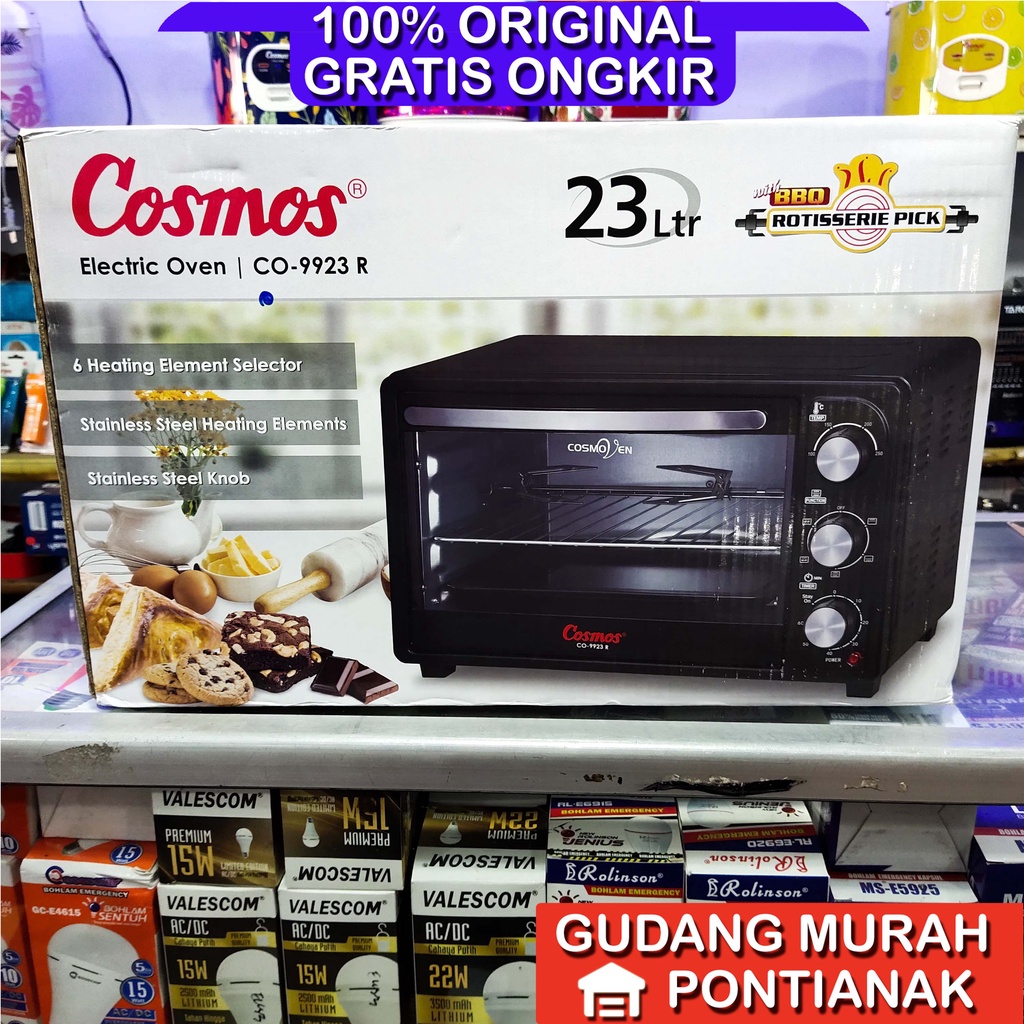 Oven Listrik Cosmos 23Liter 23 L CO 9923 R