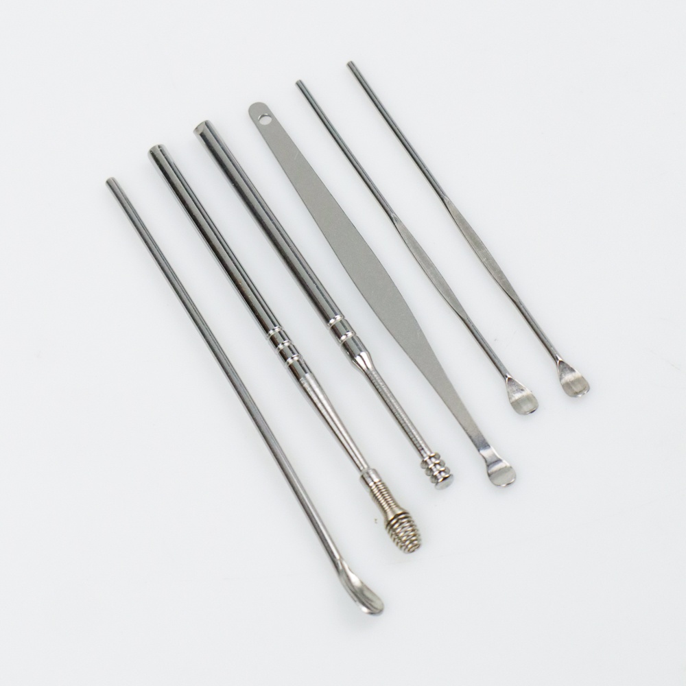 【GOGOMART】Set Pembersih Telinga Korek Kuping Ear Spoon Tool 6 PCS - BA45