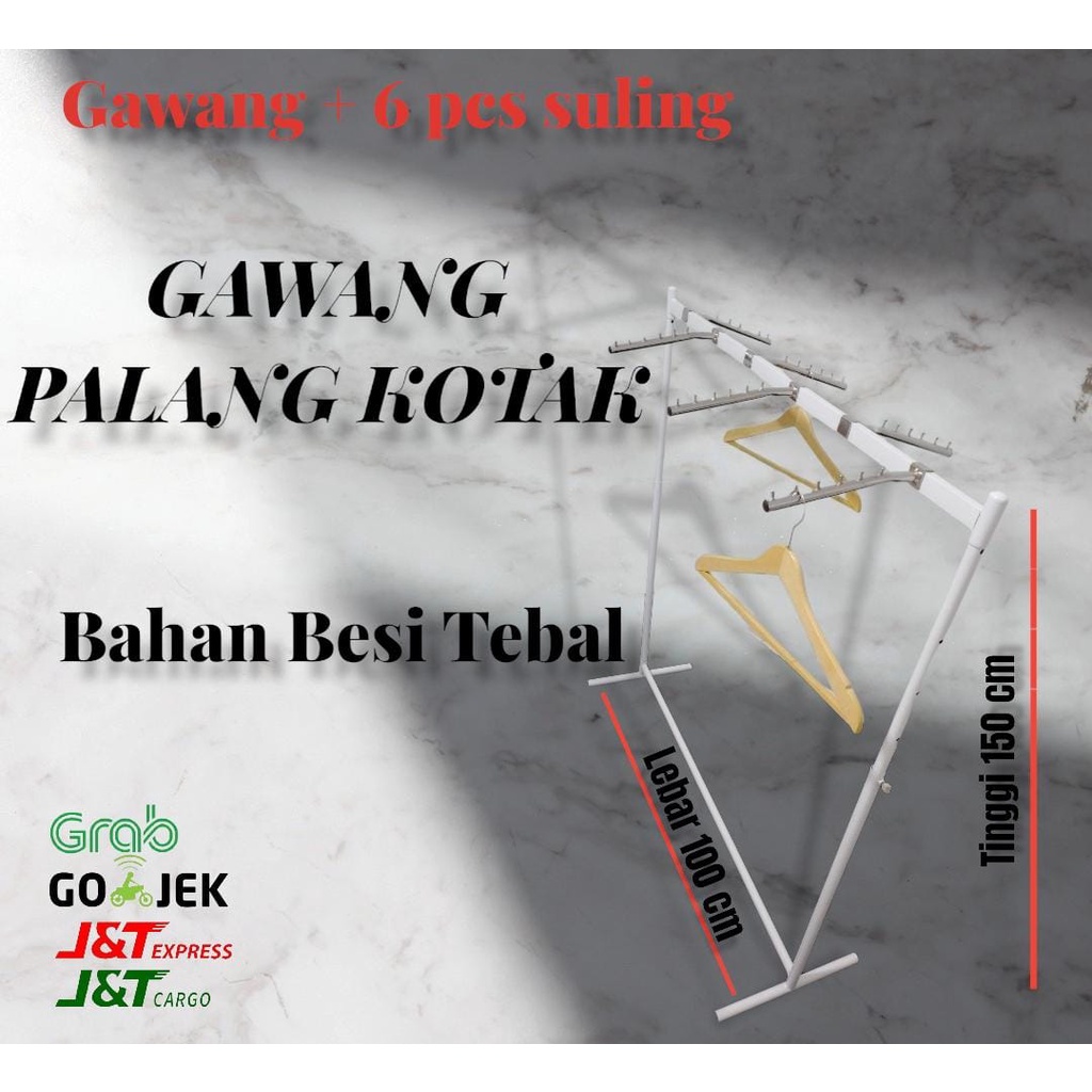 NEW!! GAWANG BAJU PALANG KOTAK 100CM + SULING