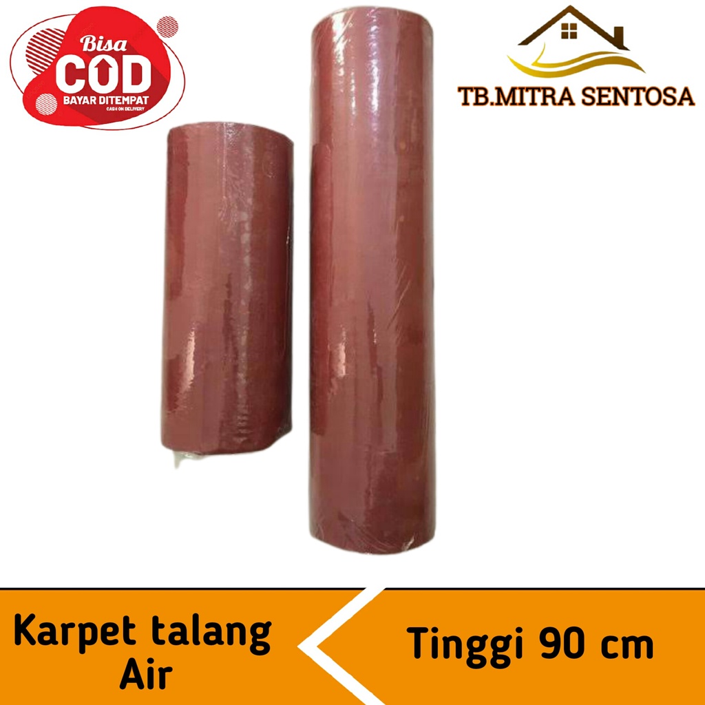 Karpet  merah talang air atap rumah genteng anti bocor 90 cm