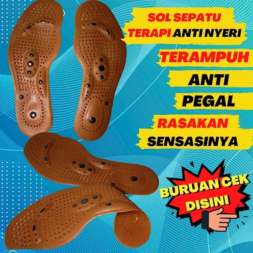 Terapi Alas Kaki Magnet Terapi Rematik Telapak Kaki Sol Sepatu / Terapi Alas Kaki Magnet Terapi Rema
