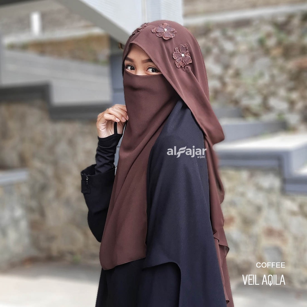 CADAR NIQOB BANDANA Veil Aqila Dua Layer by Alfajar