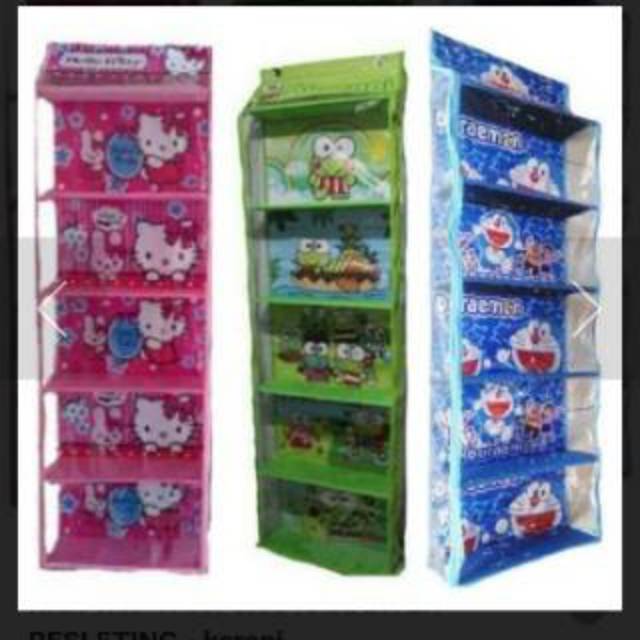 RAk tas gantung/dinding 5 susun