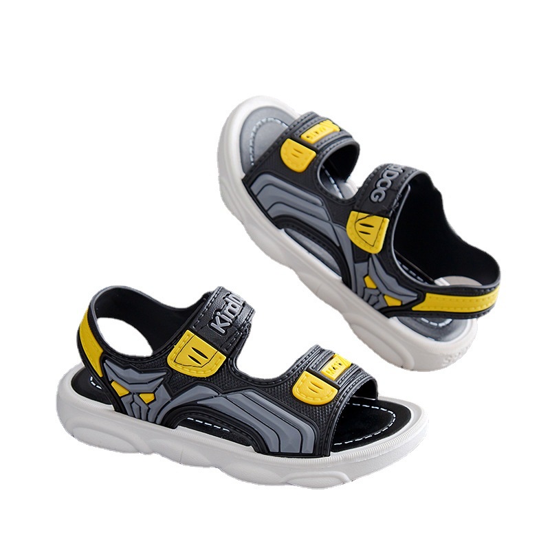 HappyOliver KINDDO ROBOT Sandal gunung Sepatu Sandal Anak Laki Laki Bahan PU Model Lucu 2-6 Tahun Import